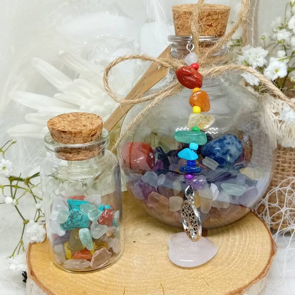 Ensemble cadeau Fluorite & Pierres naturelles Prêt à offrir