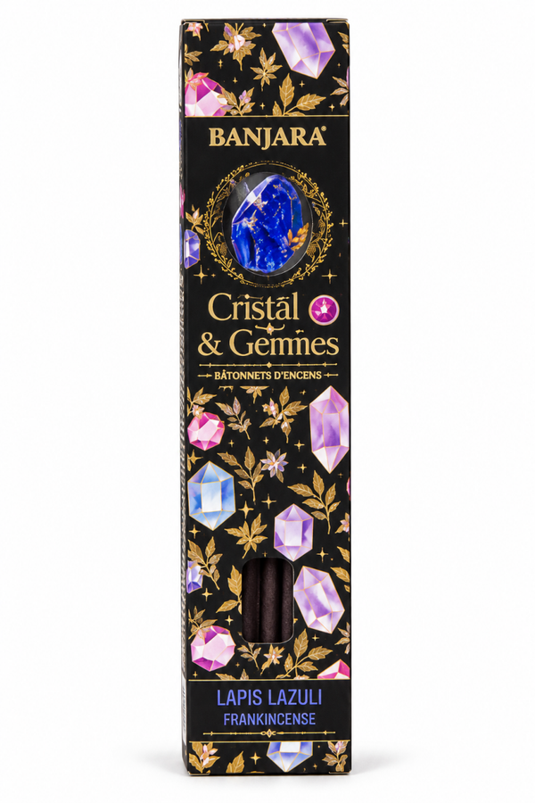 Encens Banjara Cristal Gemmes - Lapis-lazuli & Encens