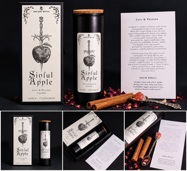 Bougie Magique Sorcière Ancestrale - Pomme Pécheresse
