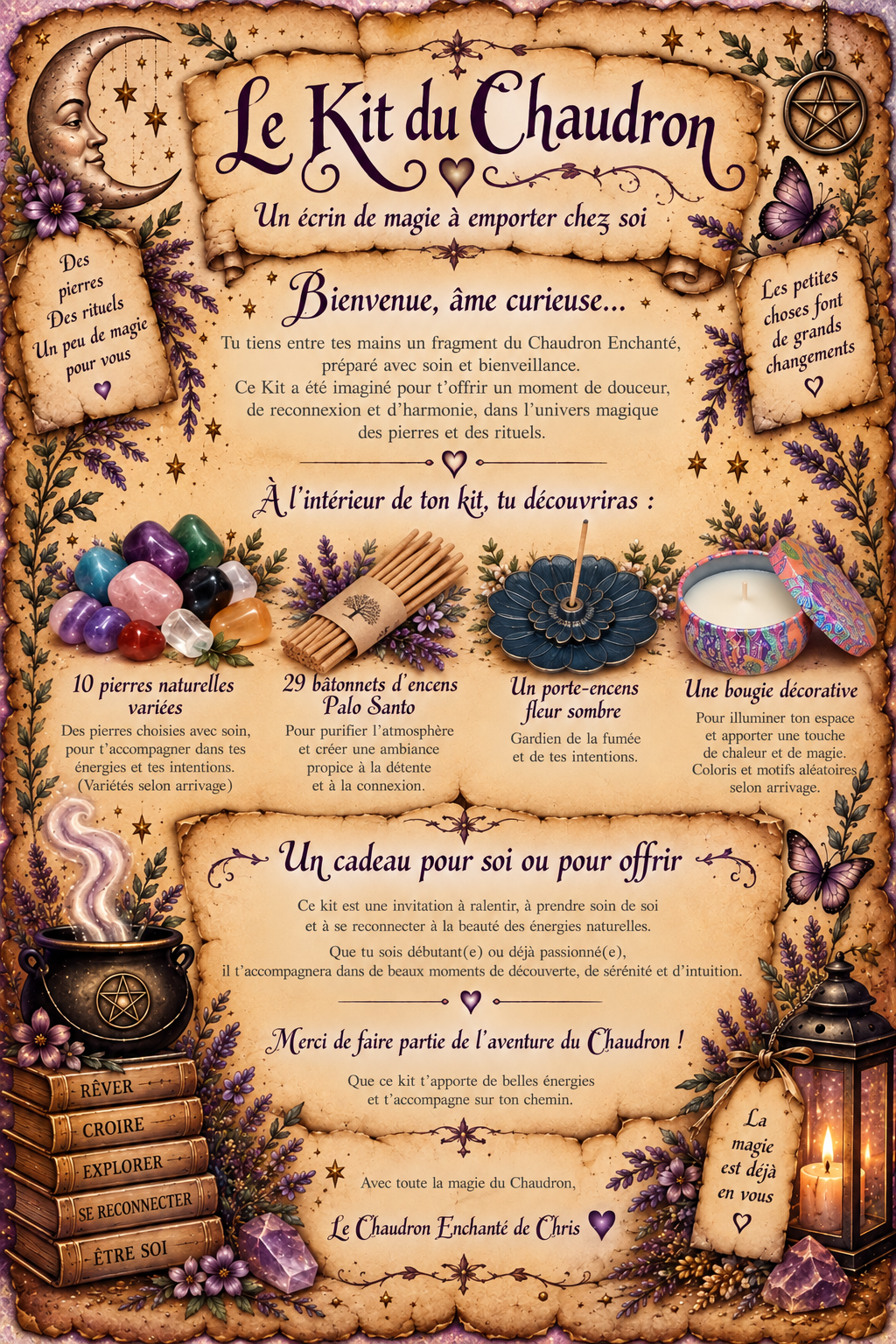 Kit du Chaudron enchanté à s'offrir ou à offrir