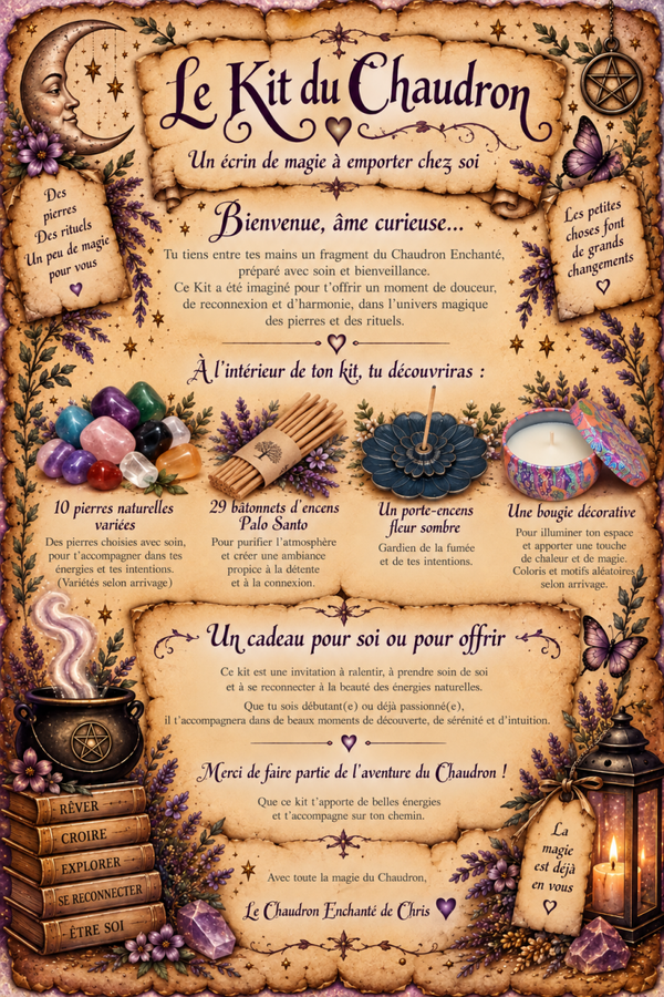Kit du Chaudron enchanté à s'offrir ou à offrir