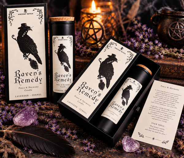 Bougie Sorcière Ancestrale  - Remède de Corbeaux