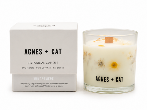 Bougie Végétale Soja - Agnès & Cat  - Eaux calmes de Windermere