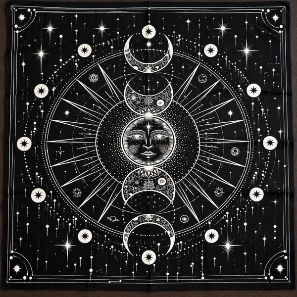 Tapis d'autel Soleil & Phases lunaires