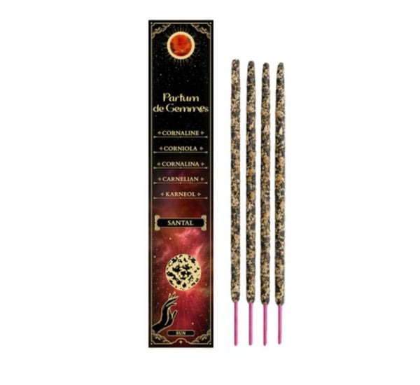 Encens Smudge Stick Parfum de Gemmes  - Santal & Cornaline