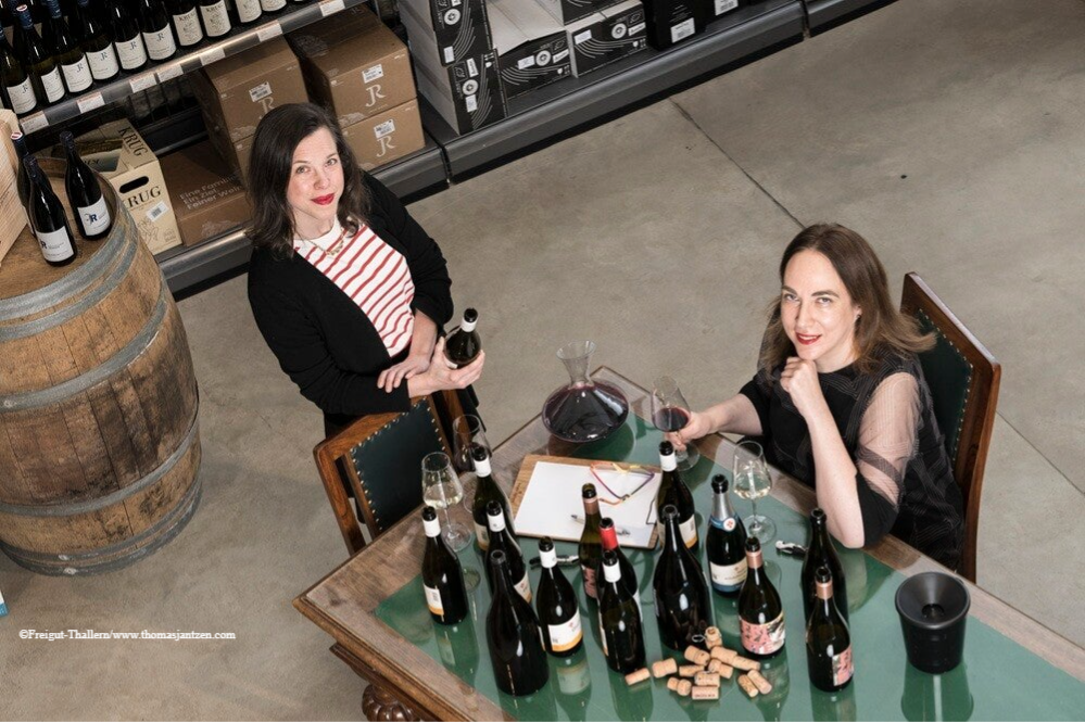 von links nach rechts: Kathariner Graner, Geschäftsführerin Freigut Thallern, Birgit Kowarik, Inhaberin von Wein-Leben e.U.