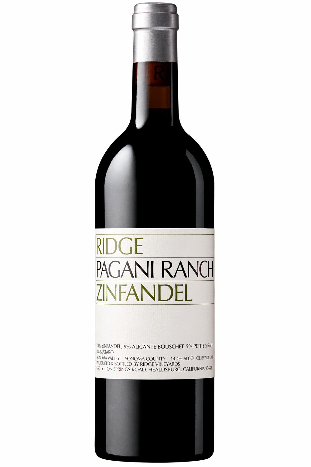 Ridge Pagani Ranch Zinfandel 2022 (0,75L)