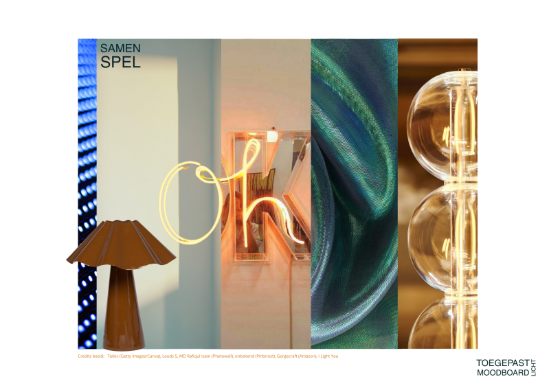 toegepast moodboard licht