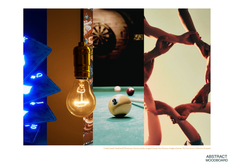 abstract moodboard hotel