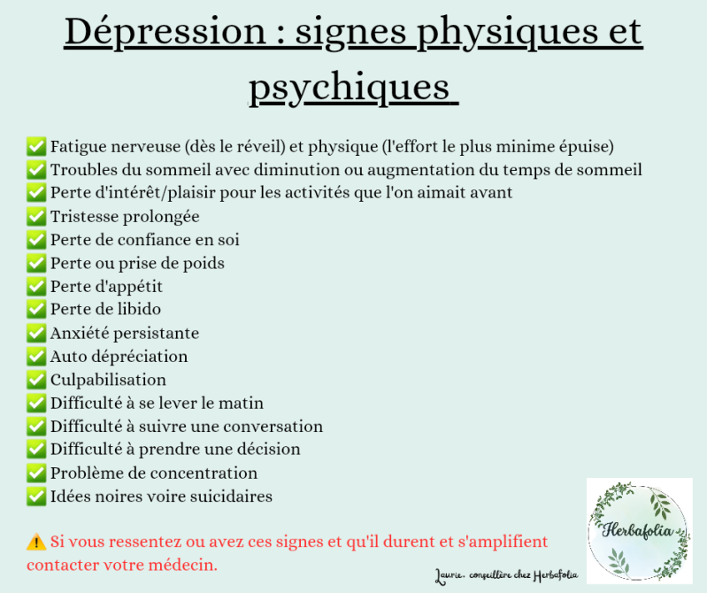 dépression : les signes