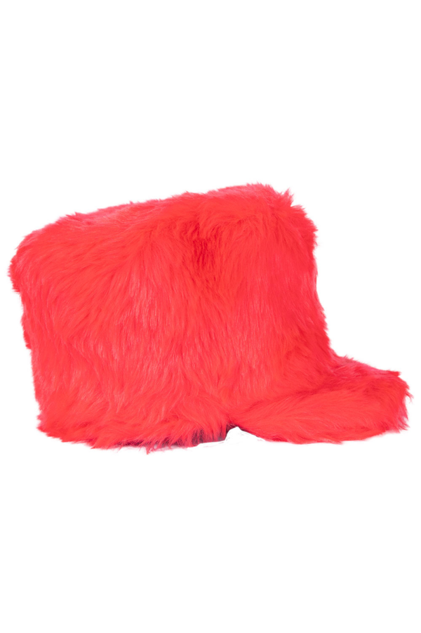 Pluche harmonie hoed 15 cm rood