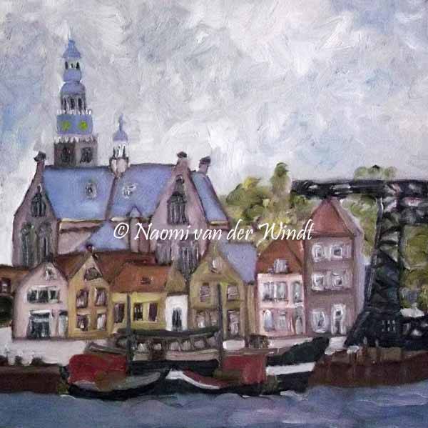 064 Groote Kerk - kunstreproductie