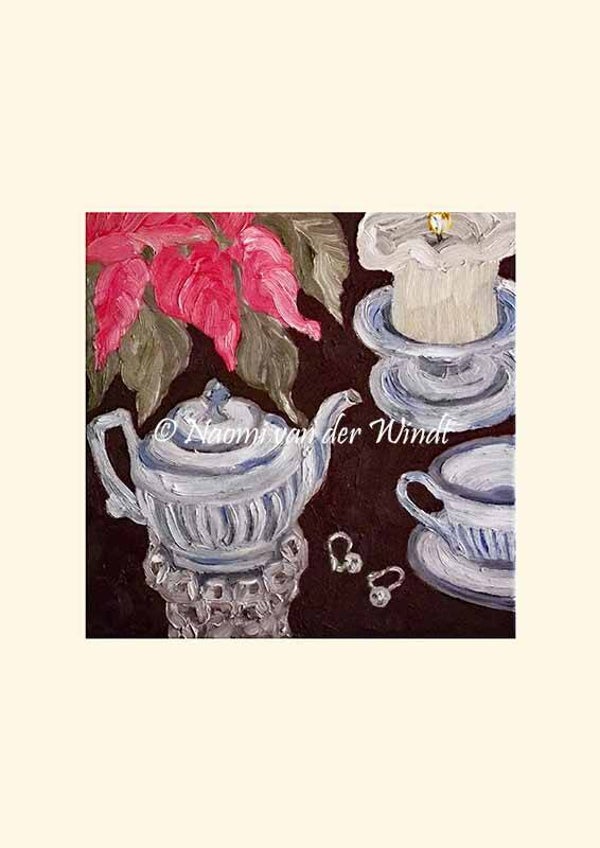 069 Theepot - op A4 of A3 papier