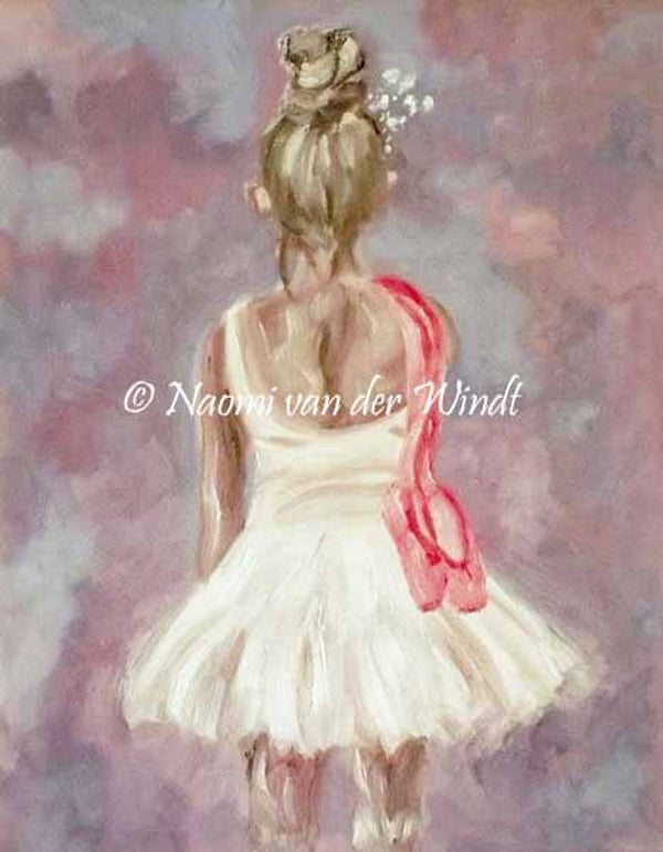 078 Balletmeisje - kunstreproductie