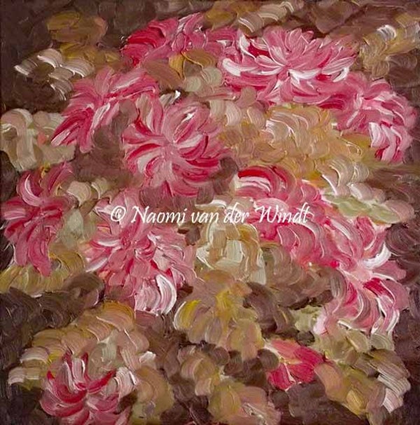 091 Asters - kunstreproductie