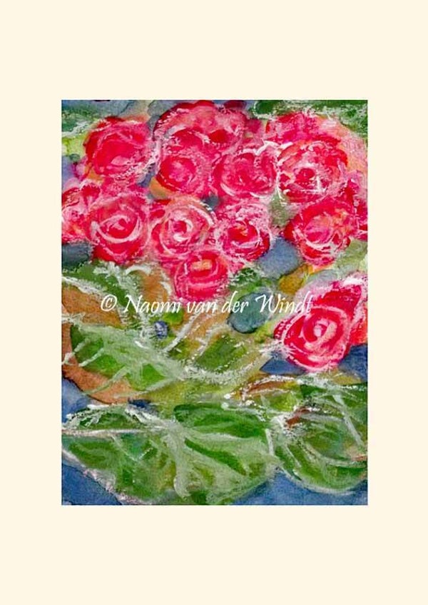 095 Fantasiebloemen - op A4 of A3 papier