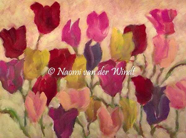 104 Tulpen - kunstreproductie