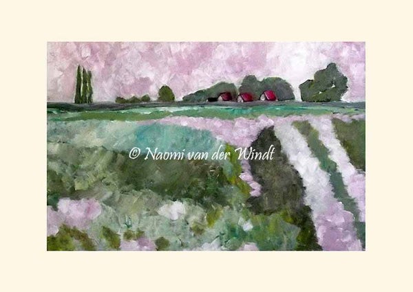 109 Avondrood - op A4 of A3 papier