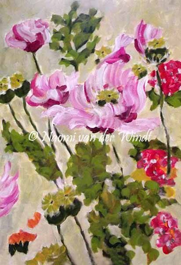 110 Papavers - kunstreproductie