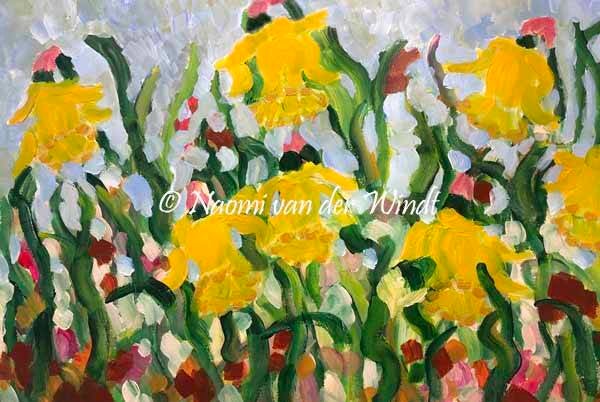 152 Narcissen - kunstreproductie