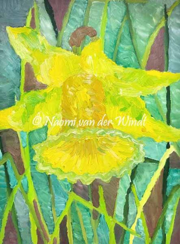 184 Narcis - kunstreproductie