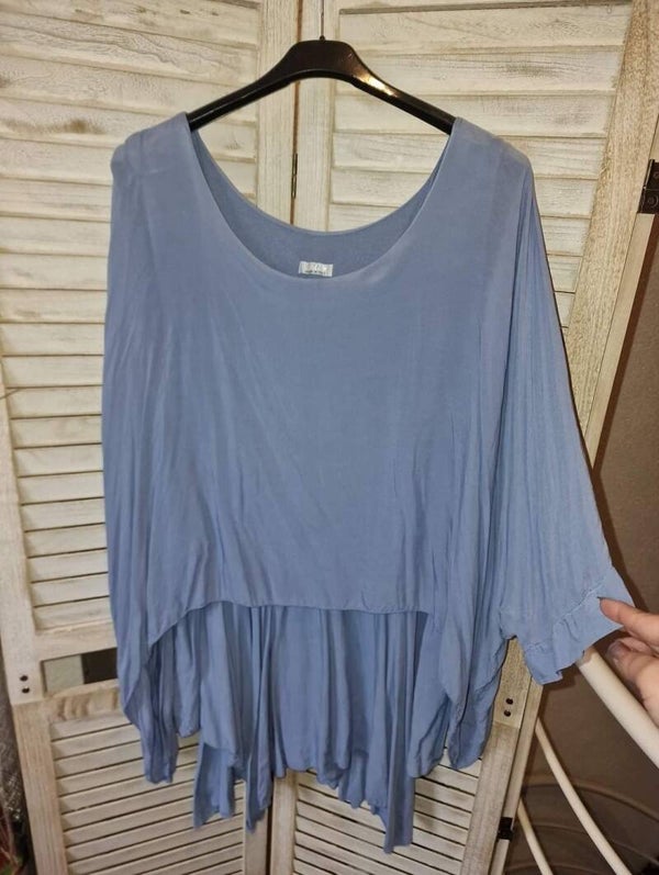 Tunika zweilagig in A - Linienform