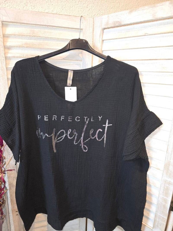 T-Shirt Musselin "Perfectly in Perfect " in verschiedene Farbe