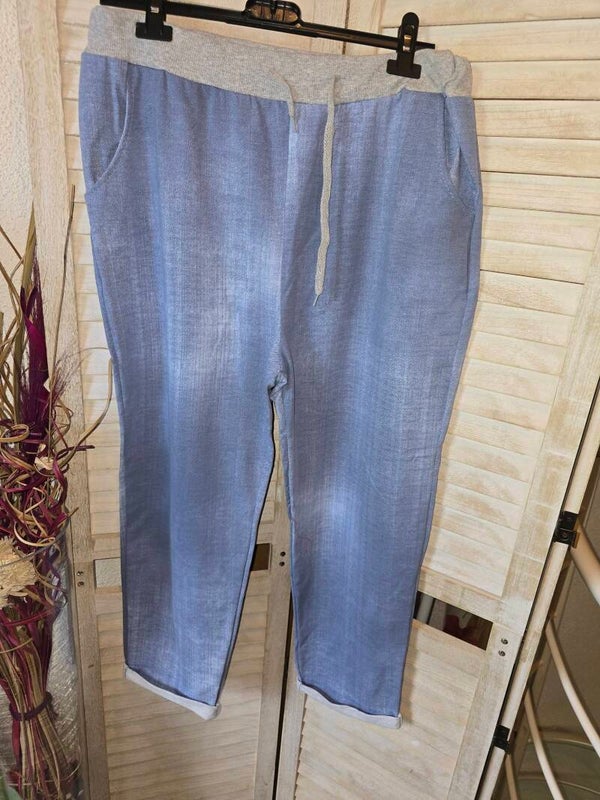 Leichte Hose in Jeansoptik