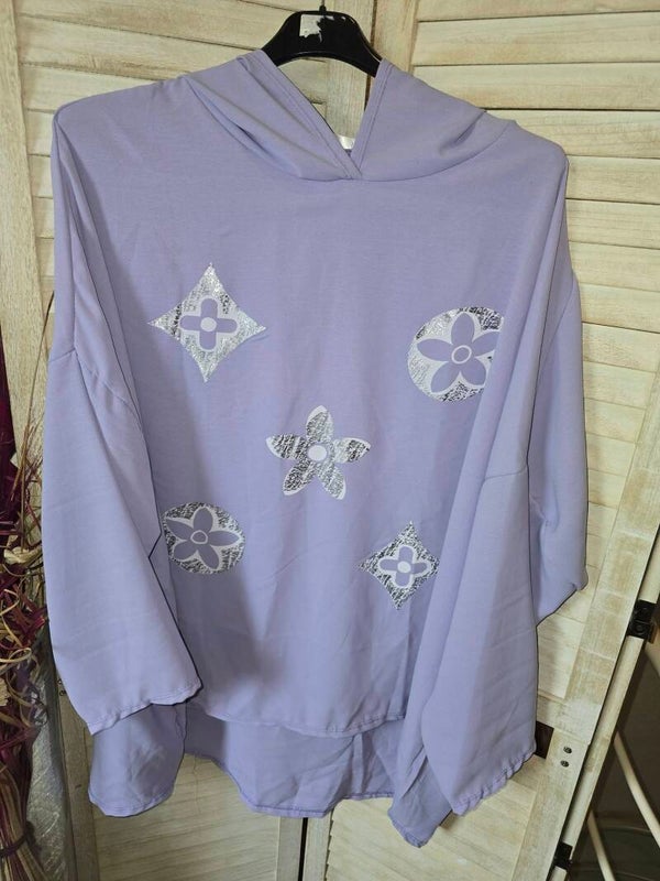 Curvy  Hoodie mit Kapuze in verschiedene Farben