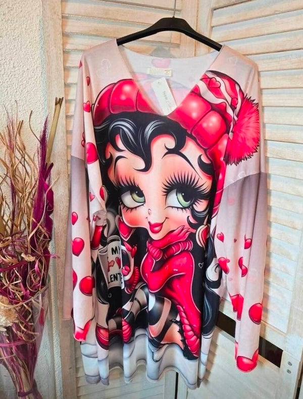 Langarm Shirt in verschiedene Motive