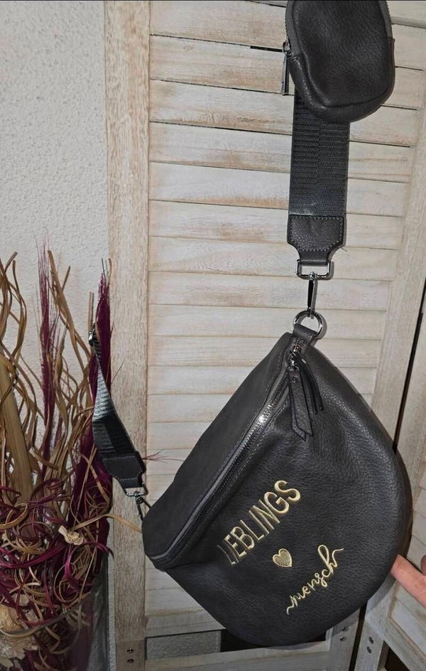 Brusttasche inkl. Schulterriehmen  Lieblings  Mensch