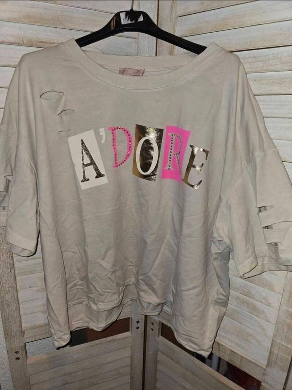 T-Shirt Cut Out " Adore "