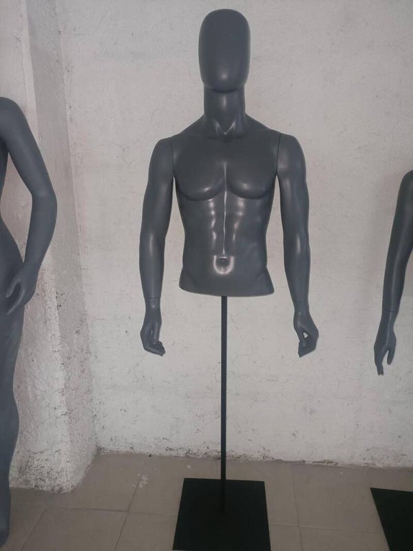 BUSTO DE DAMA Y CABALLERO CON BRAZOS Y CABEZA