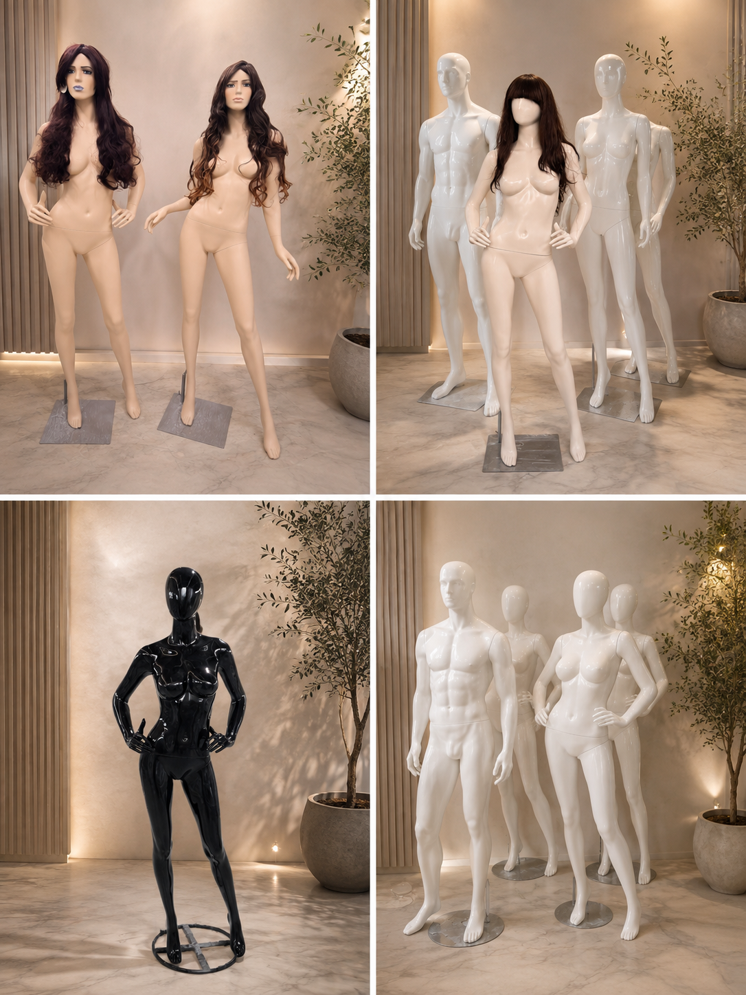 MANIQUIE COMPLETO CABEZA DE HUEVO