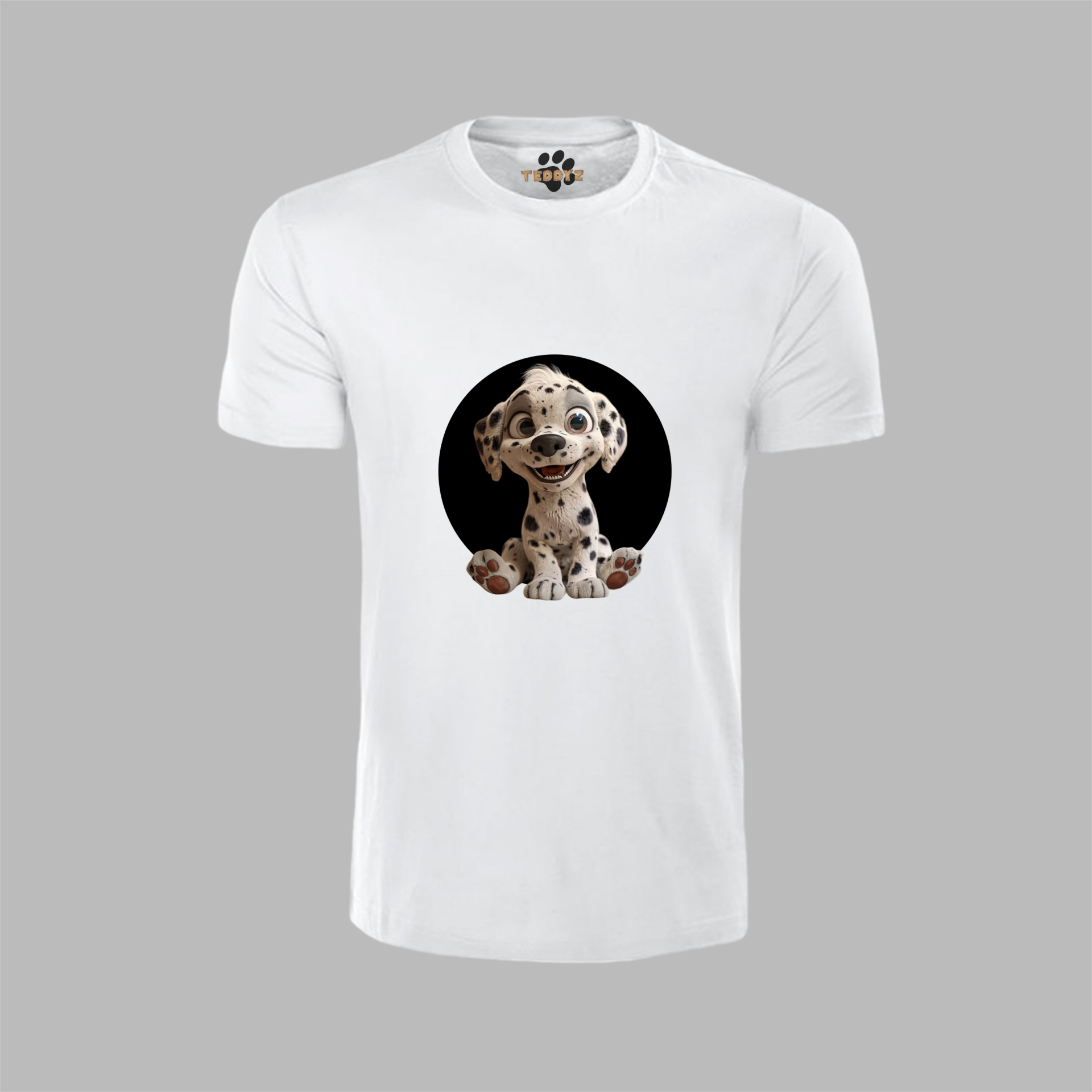 T-Shirt Blanc Dalmatien
