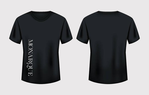 Monarque Style wear logo T shirt Black