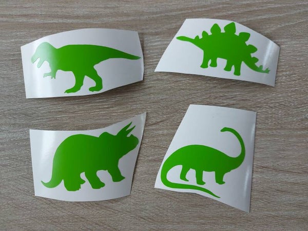 Stickers "Dinos" (per 4 stuks)