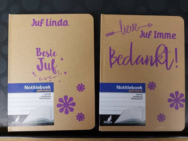 Notitieboek A5 Juf of Meester