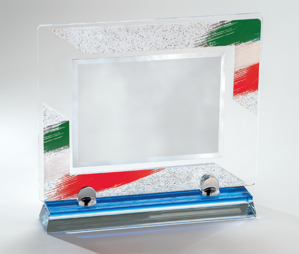PORTA TARGA CRISTALLO TRASPARENTE