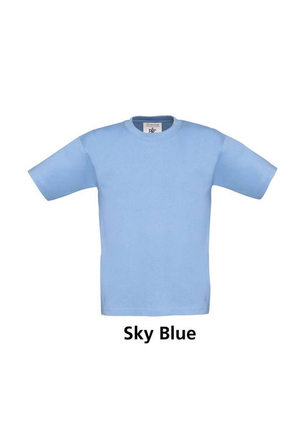 T-Shirt B&C Exact 150 kinderen - inclusief bedrukking