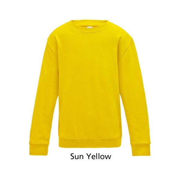 Kinder sweater AWDIS - inclusief bedrukking