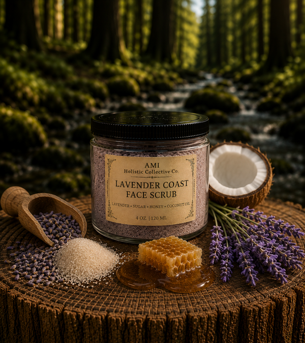 Lavender Coast Face Scrub 4oz.