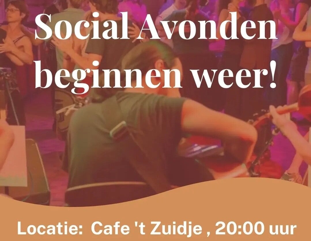 Entree Socialavond 5 oktober