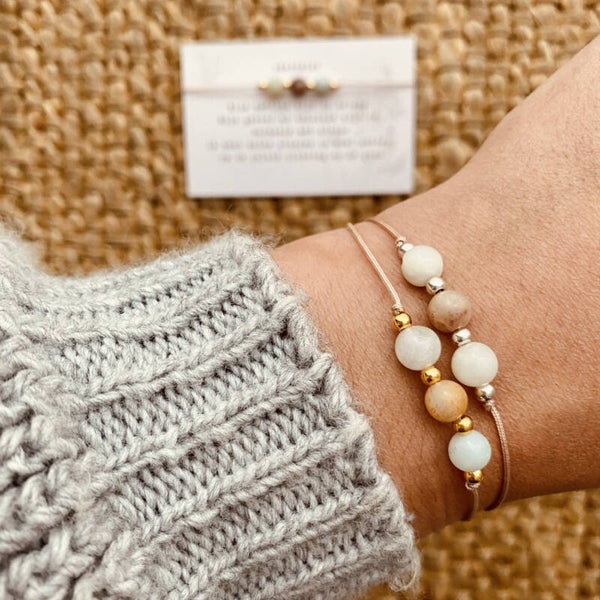 Amazoniet Affirmatie Armbandje - TYPISCH SHANNA