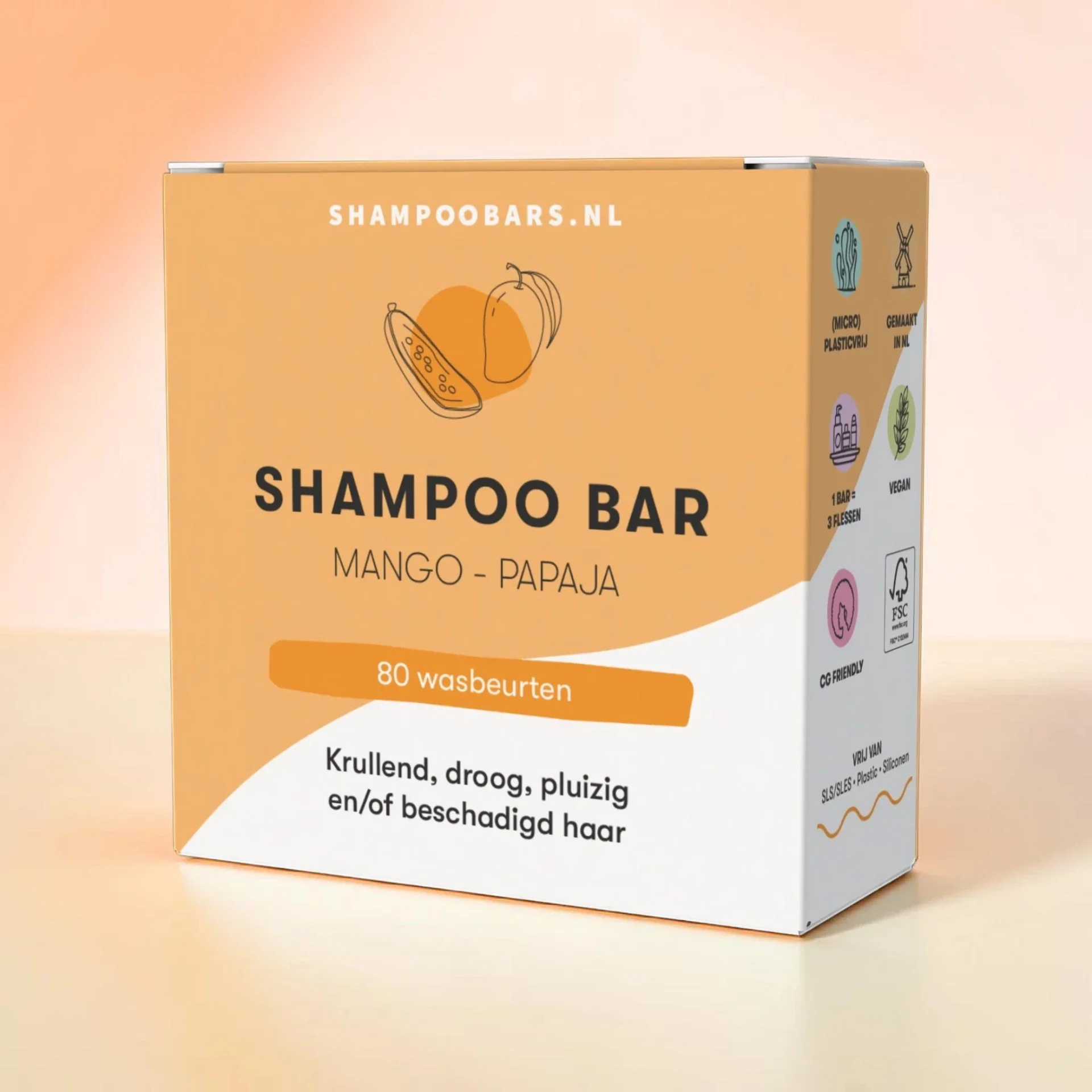 Shampoobar Mango Papaja - Shampoobars