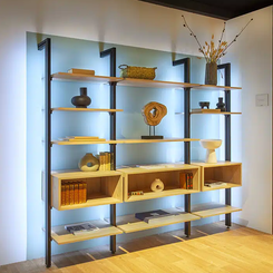 Bibliothèque composable – chêne missouri