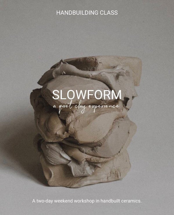 Slowform - Handbuilding Workshop | 10.-11.10.2026