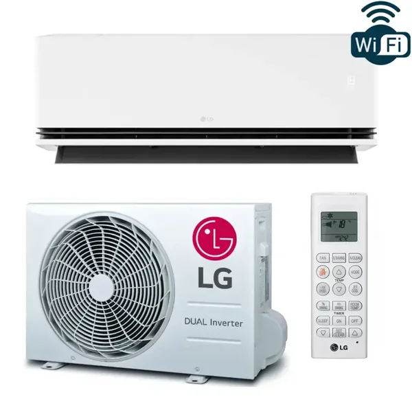 LG Deluxe 5,0 kW H18S1D incl. wifi 150m3