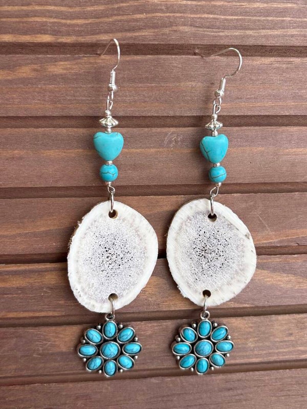 Elk Antler Earrings