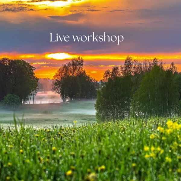 Live workshop - 5 november2026